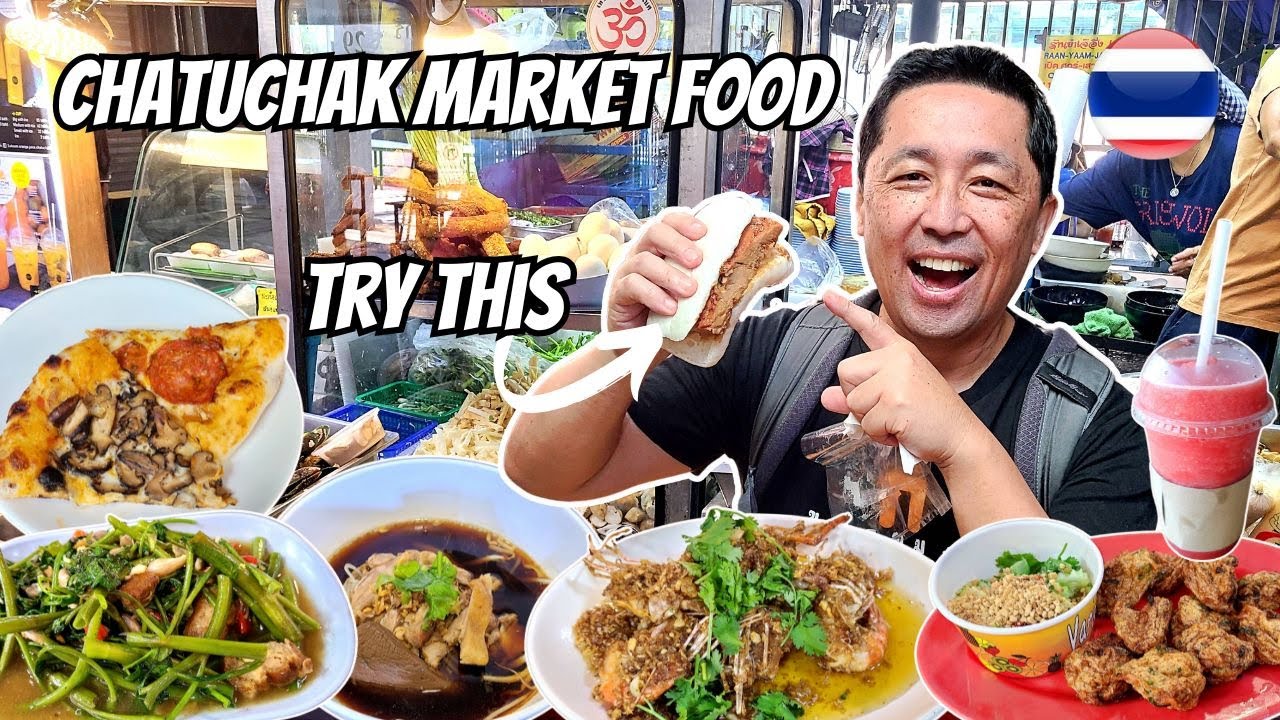 BEST FOOD at Chatuchak Weekend Market! 🇹🇭 Thai Street Food Bangkok!