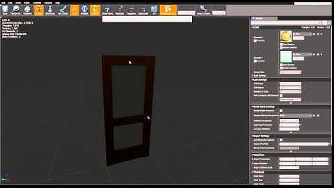 UNREAL ENGINE 4 : Key-Door Basic System Part 2 -door  mesh-door  blueprint-open door logic