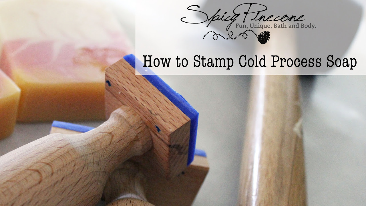 How to Stamp Cold Process Soap