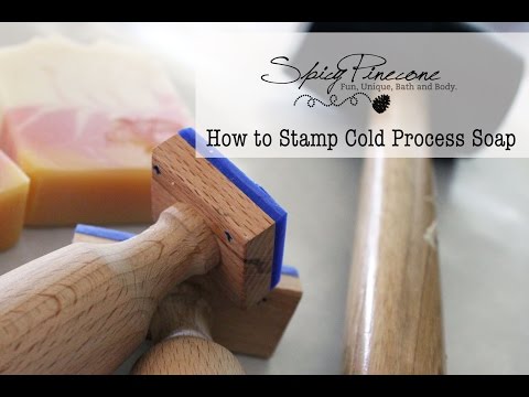 How to Stamp Cold Process Soap