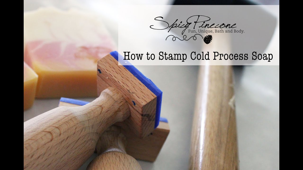 How to Stamp Cold Process Soap 