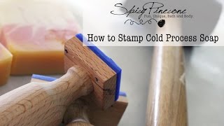 I show you how stamp my cold process soap. typically soap directly
after the cut, but if it's a recipe with more liquid oils, wait about
24 ho...
