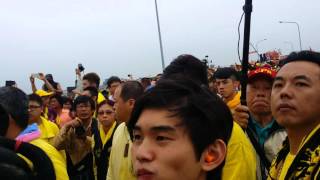 105年新港奉天宮金虎爺吃炮至新港崙子頂接駕大甲鎮瀾宮媽祖~20160411
