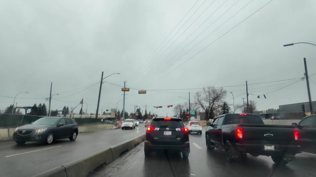 Driving Tour in Edmonton, Canada – From South to North Side Oct 29 2025