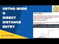 Direct Distance Entry | Ortho Mode | Basics of AutoCAD | Paras Khullar
