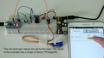 Arduino Bluetooth Control - Control a servo over Bluetooth