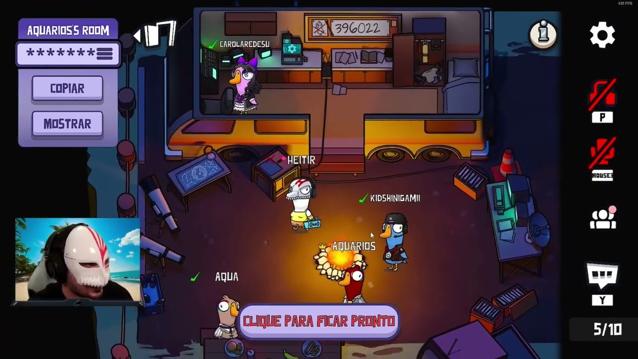 Heitir e amigos jogando Goose Goose Duck #1