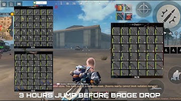 The 3 Hours Jump Before Badge Drop | Last Island of Survival | Last Day Rules of Survival | PVP