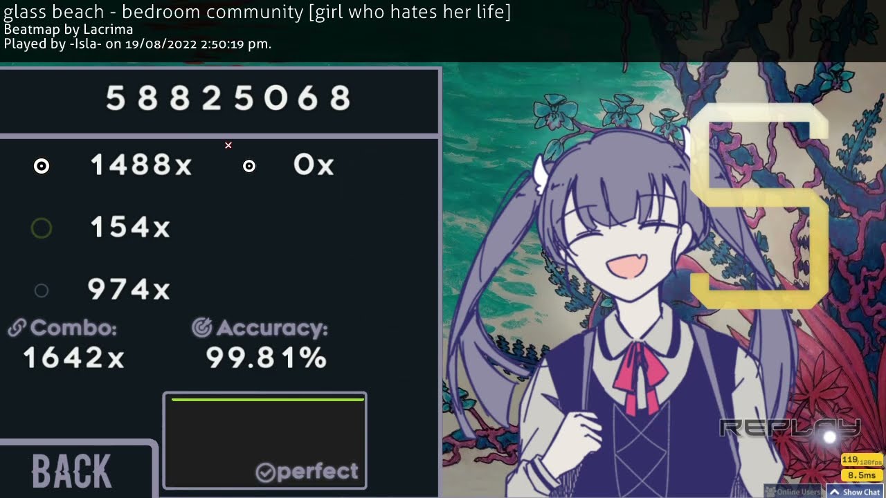 [osu!catch] glass beach bedroom community [girl who hates her life] 99.81 S FC YouTube