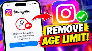 How to Remove Minimum Age Restriction on Instagram ( 100% Working Fix )