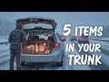 The 5 Items to Keep in Your Trunk When the Highway Becomes a Graveyard