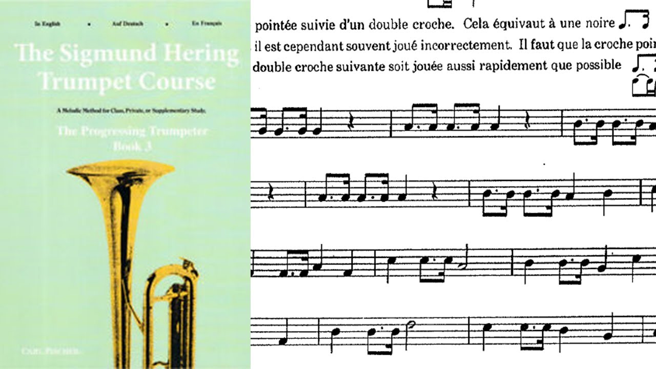 [MÉTODO DE TROMPETE] Livro 3 do método de Sigmund Hering 02 & 03