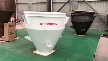 Batching Scale Hopper -Animal Feed Production Plant Equipment   Email: toppelletmachine@gmail.com