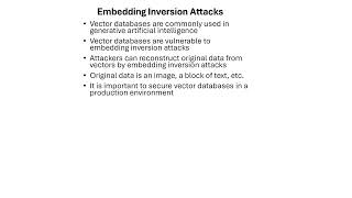 Embedding Inversion Attacks on Vector Database