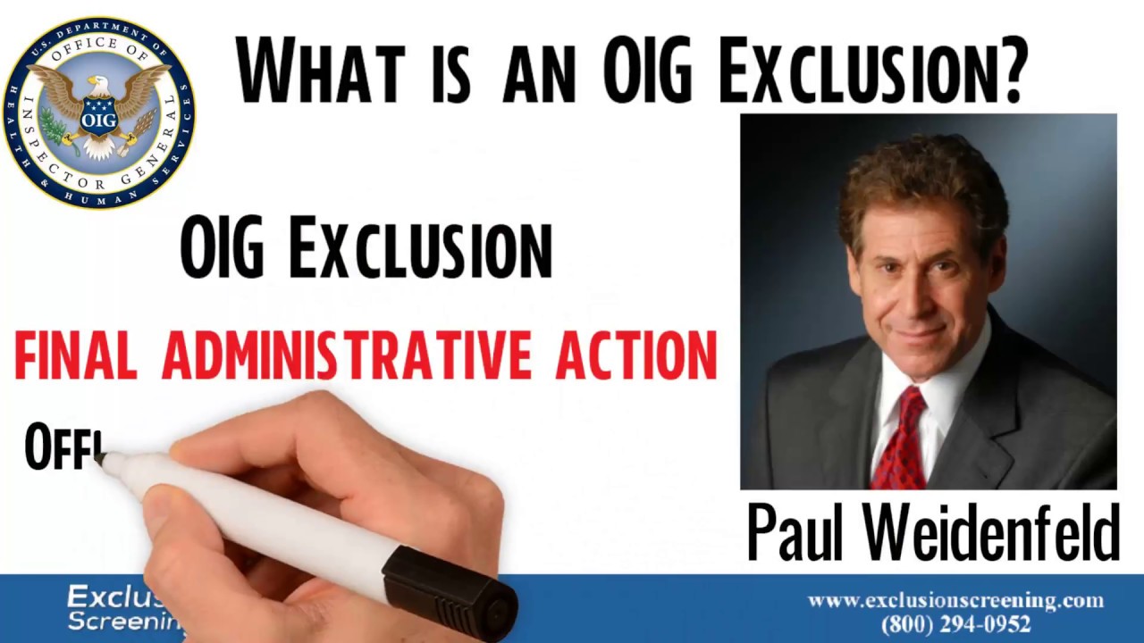 What Is An Oig Exclusion?