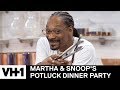 Snoop is Afraid of Crabs & Christina Milian is a Pro | Martha & Snoop's Potluck Dinner Party