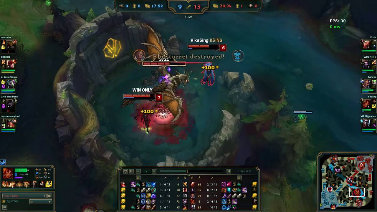 LoL: KaSing  vs  Support SEASON2016 May 2016