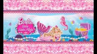 Topo de Bolo Barbie Sereia - Lafiesta Personalizado