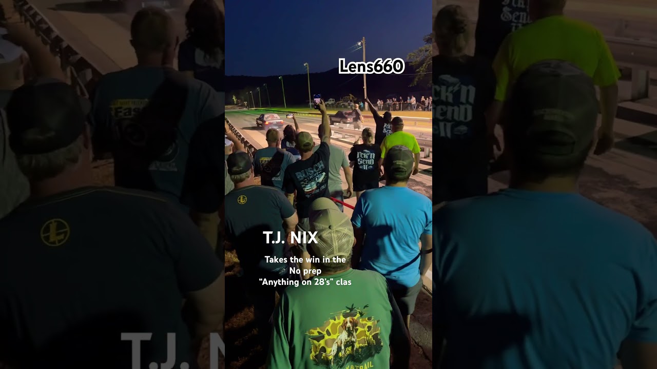 T.J. Nix takes the win in the no prep small tire class #lens660 #noprep #grudge #dragrace #foxbody