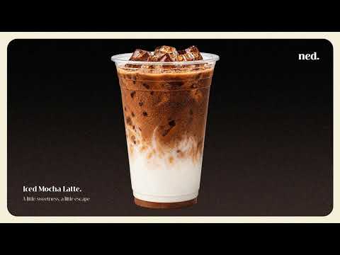 iced mocha latte.
