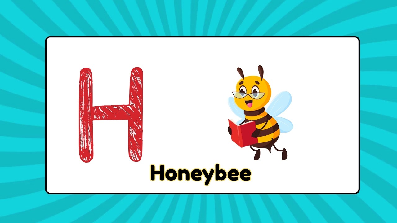 ABC Insects for Kids 🐞 | Letter H | Housefly, honeybee | Bubbly Bugs