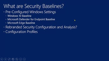 Microsoft Endpoint Manager   Intune   Endpoint Protection   Part IV   Security Baselines