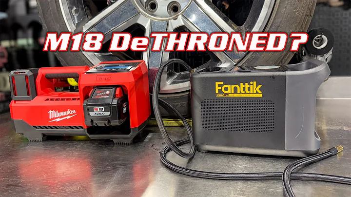 Fanttik X9 Ultra Cordless Inflator Review - Faster Than the Milwaukee M18 Inflator?