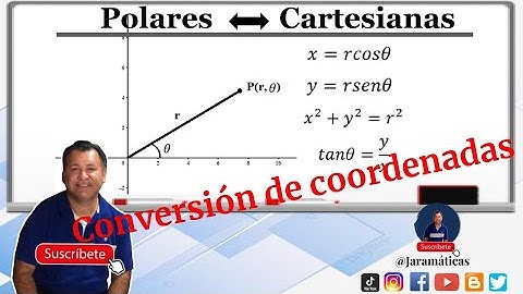 Conversión de coordenadas polares a cartesianas y viceversa