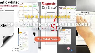 Top 5 Magnetic Dry Erase Boards For Fridges: Top 5 Best Sellers - Magnetic Refrigerator Dry Erase Ca