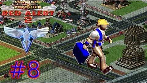 Red Alert 2: Allied Campaign Mission 8 - Free Gateway | Hard | The weakest tactics!