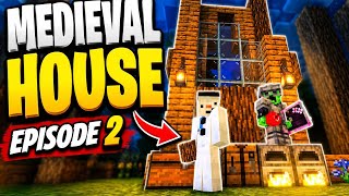 MEDIEVAL HOUSE! 🏰 | Building Our First Epic Base | Minecraft Let's Play (2)