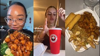 Panda Express Amsr Mukbang | Tiktok Compilation !