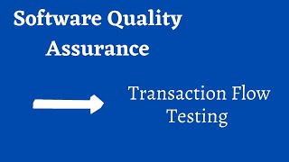 Transaction Flow Testing. Bangla Tutorial