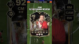 92 Beckham Review in FC 26, weird to see him being meta 🤣 #shorts #beckham #trophytitans #fc26 #sbc
