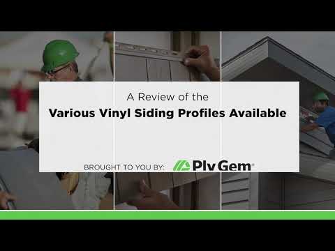 A Review of the Various Vinyl Siding Profiles Available