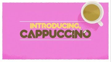 Animography Cappuccino Animated Typeface