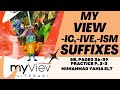 Grade 5 English Spelling Lesson | Suffixes –ic, –ive, –ism | MyView Book - The Style of Words