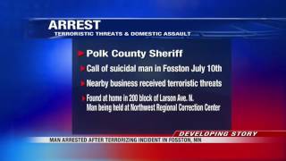 News   Man Arrested After Terrorizing Incident In Fosston