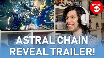 TEY REACTS! Astral Chain - Nintendo Direct Reveal Trailer