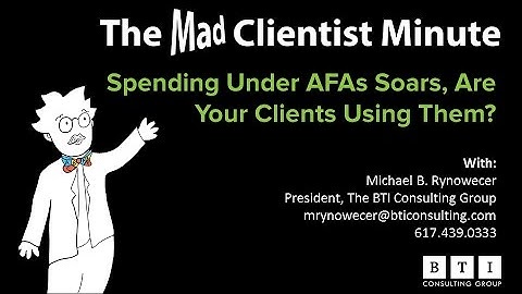 Spending Under AFAs Soars, Are Your Clients Using Them?