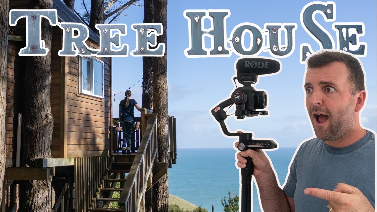 Treehouse Raglan Learning How to Vlog I Our Tiny Home Tree House Getaway in Raglan New ...