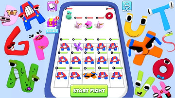 Alphabet Combine Merge Master - New Alphabet Lore Gameplay ⭐ abcd...uvwxyz