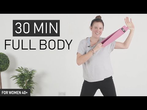 Resistance band workout for women over 40