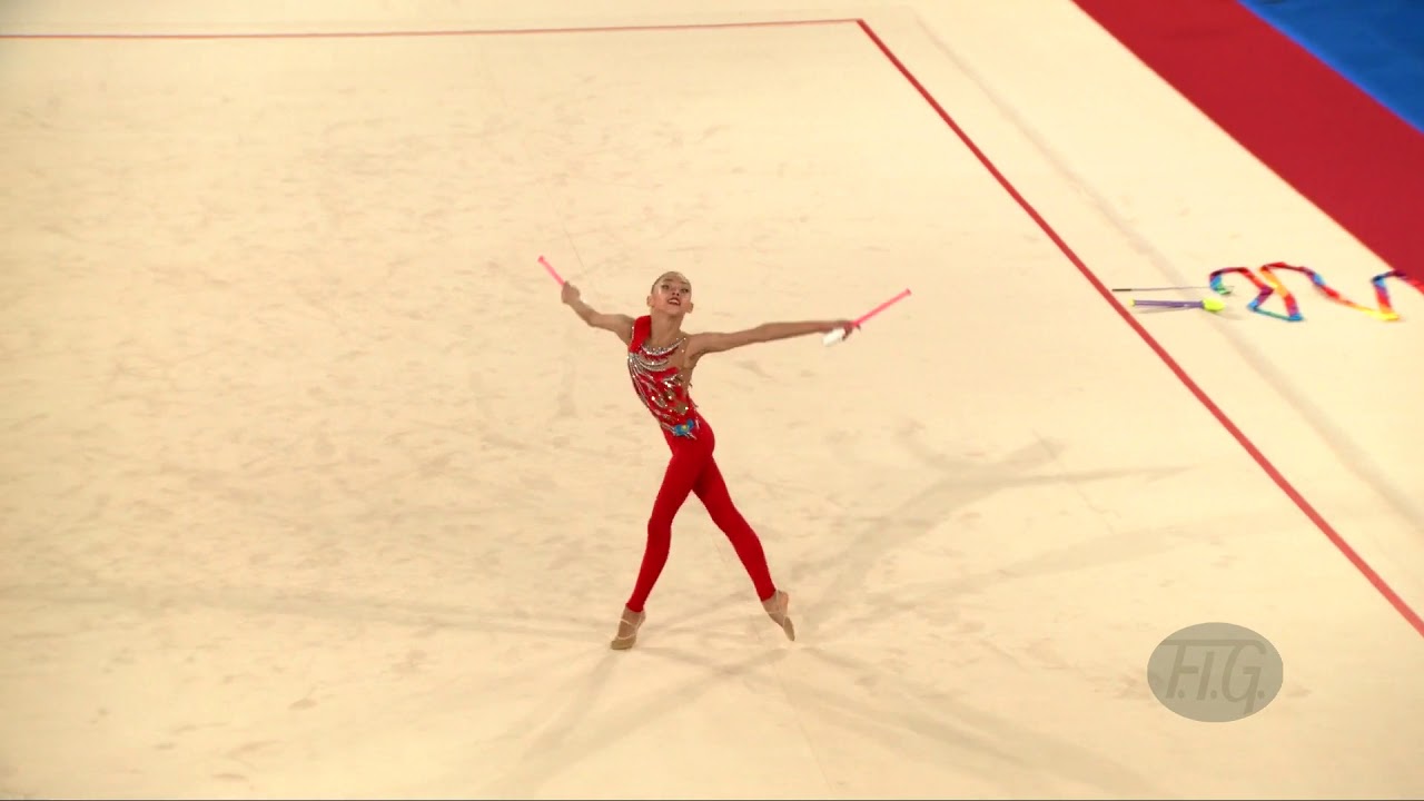 qualifications tradução BAKATOVA Sabina (KAZ) - 2019 Rhythmic Junior Worlds, Moscow (RUS) - Qualifications Clubs