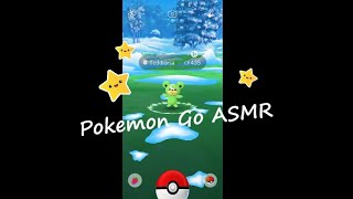 Pokemon Go ASMR ~ shinies, raids, community day etc ~ whispers and crackling fireplace sounds