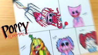 Como DESENHAR a BONECA de POPPY PLAYTIME - Como DIBUJAR la MUÑECA de POPPY  PLAYTIME - CHAPTER 2 