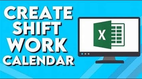 How to Create Work Shift Calendars in MS Excel | Step-by-Step Tutorial