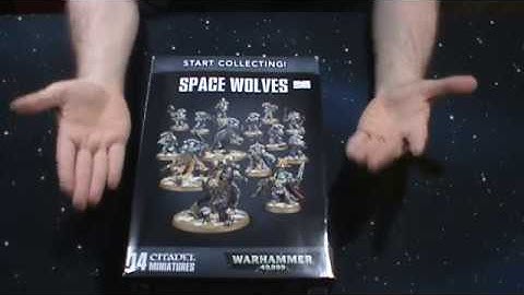 Warhammer 40k Start Collecting Space Wolves unboxing