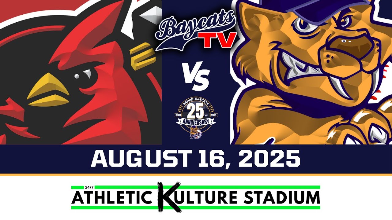 Hamilton Cardinals at Barrie Baycats - August 16, 2025 4:00 PM