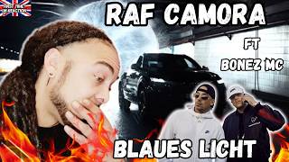 HIS EUROPEAN HIT GOES CRAZY 😳🔥 | RAF Camora & Bonez MC – Blaues Licht | First Time UK Reaction |